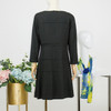 FOCALS福柯斯秋冬季羊毛针织套头圆领七分袖修身连衣裙FYLAX012 商品缩略图3