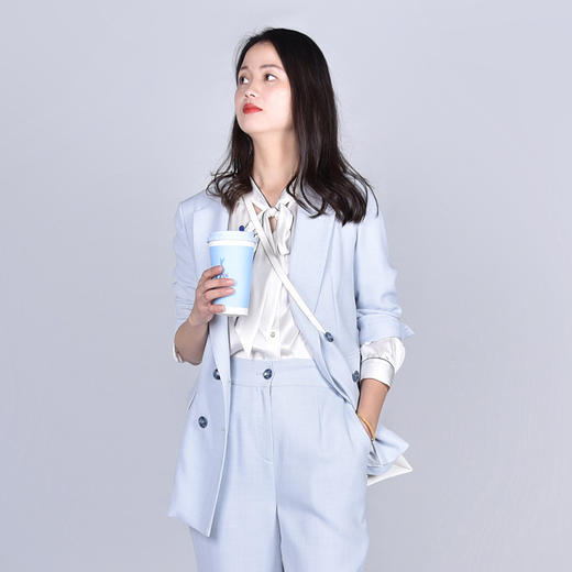 圣三利女装  新款时尚百搭锥形九分裤女裤SL2016125 商品图1