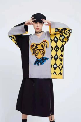 木果果木长袖毛衣