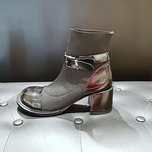 LFGJ 13901 新品偏带拼接袜靴 商品图1