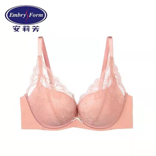 安莉芳小胸厚杯上托聚拢文胸女性感蕾丝收副乳内衣EB00392 商品图1