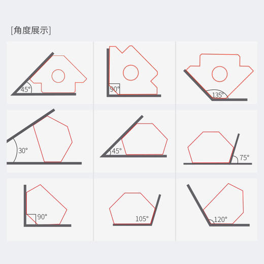 【货号05591】33公斤强磁焊接定位器吸铁电焊辅助工具多角度直角斜角90度固定神器 商品图4