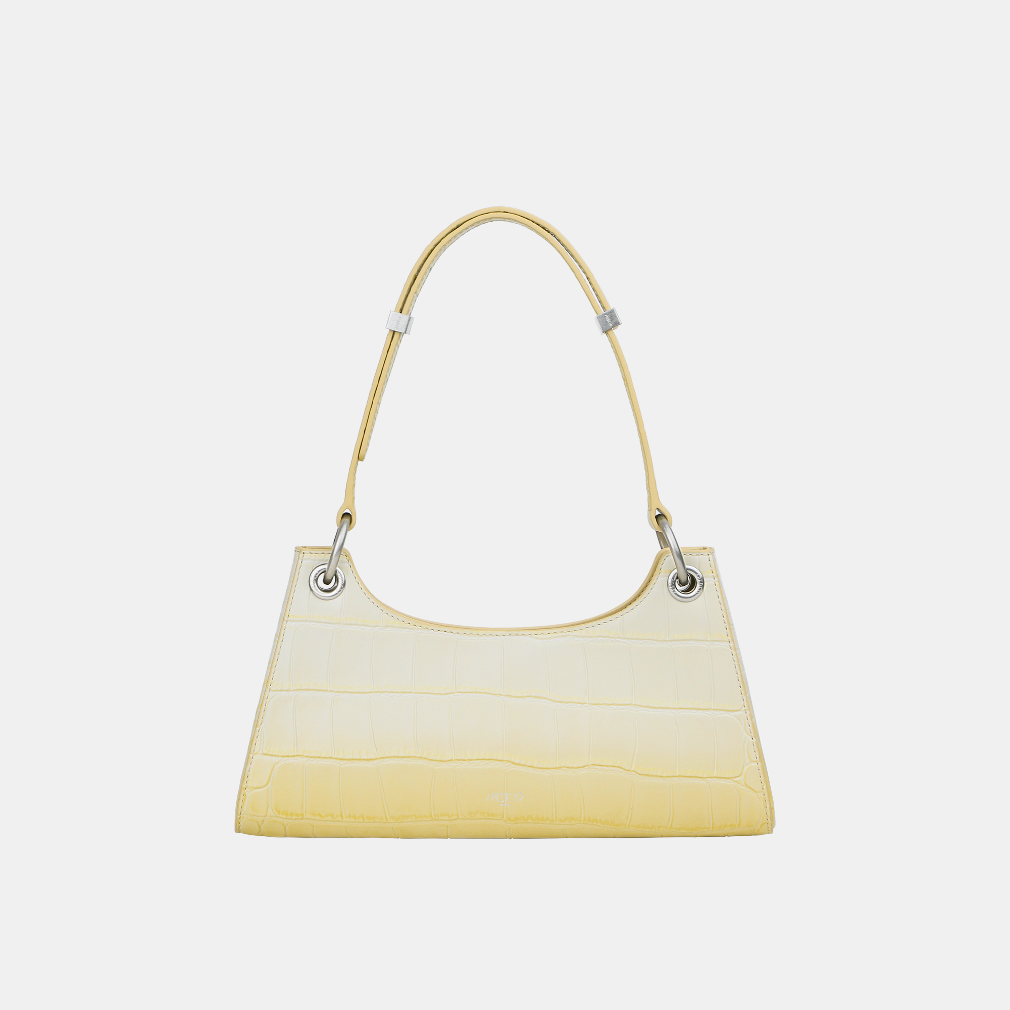 Froggy 柠檬渐变鳄鱼纹青蛙包