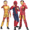 万圣节服装cosplay 儿童装扮服装套装 钢铁侠/绿巨人/美国队长/雷神 适合95~140cm 商品缩略图1