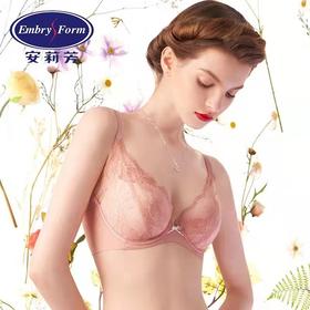 安莉芳小胸厚杯上托聚拢文胸女性感蕾丝收副乳内衣EB00392
