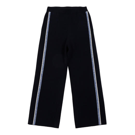 METTE羊绒世家女士阔腿裤时尚休闲运动高腰加厚保暖针织休闲裤子 商品图5