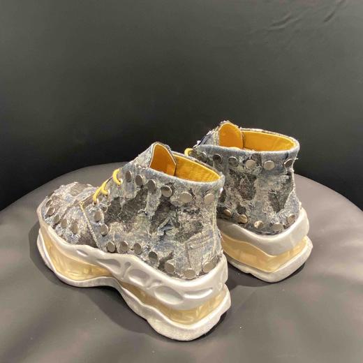 LFGJ  4845  水晶胶底高帮牛皮运动休闲 商品图3