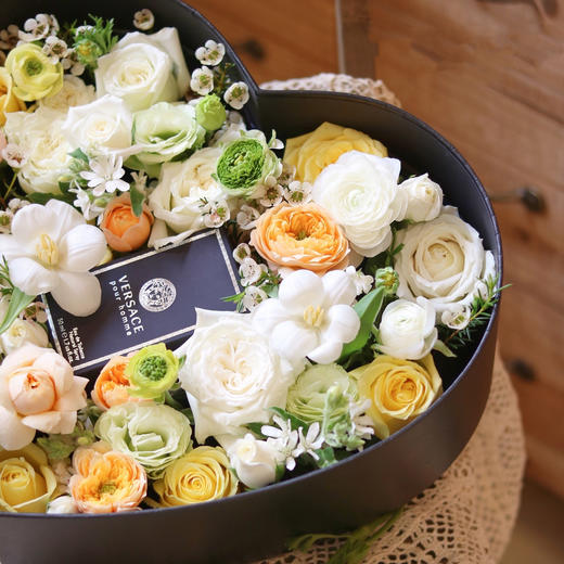 《矢志不渝》礼物爱心花盒（不含内放礼物） 商品图0