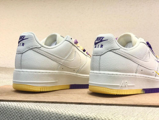 秋冬特价💰360 Nike Air Force 1’07 QS "Lakers" 空军一号 商品图4