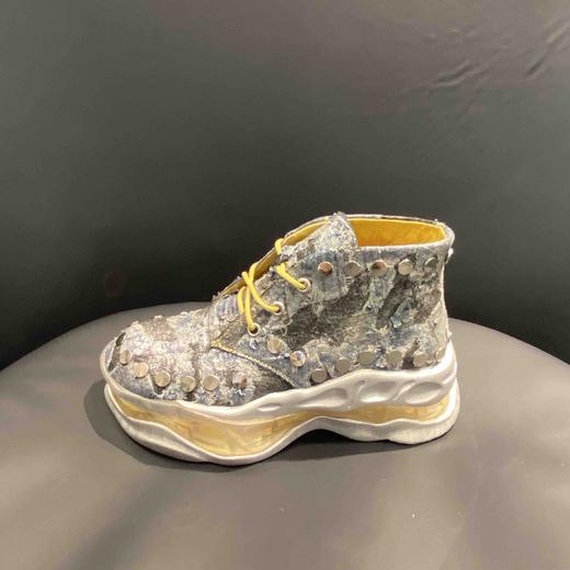 LFGJ  4845  水晶胶底高帮牛皮运动休闲 商品图1