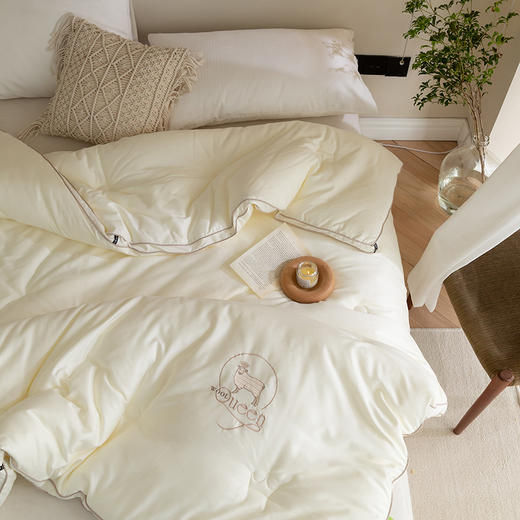 自然醒暖羊蛋白加厚保暖冬被羊绒蛋白纤维生态冬被芯双人被轻奢床品被褥LFS 商品图2