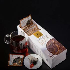 澜沧古茶茶妈妈人参普洱茶熟茶叶三角茶包花茶组合袋泡茶80g/盒