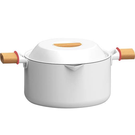 悦味汤锅 元素系列家用燃气电磁炉炖锅 多功能不粘煮粥锅双耳火锅 商品图3