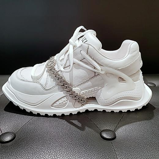 LFGJ 7425   时尚钻条小白鞋 商品图1