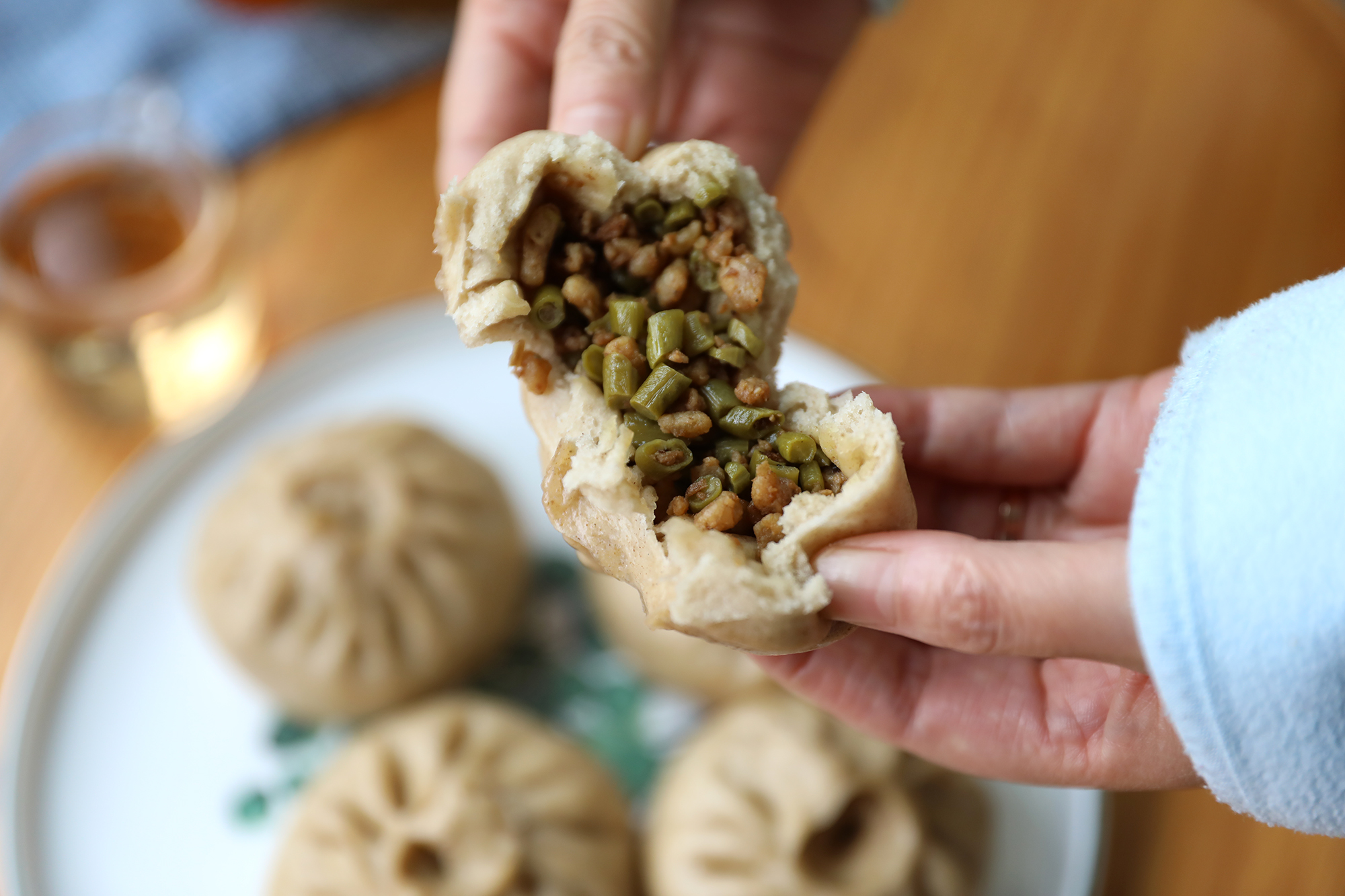 预定藏青稞素包藏青稞馒头手工制作无添加营养粗粮2件包邮