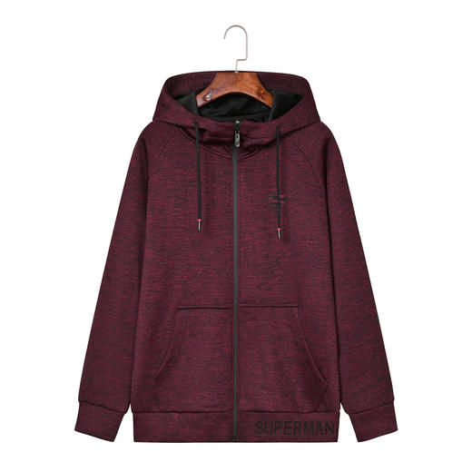 【卫衣】PNJ男款款连帽开衫加绒秋冬款外套针织卫衣 商品图3