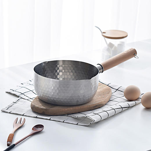 悦味雪平奶锅不锈钢家用小奶锅煮面汤锅泡面锅一人食小煮锅子 商品图0