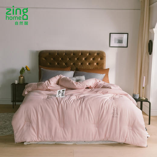 自然醒全棉提花大豆纤维被北欧简约风单双人夏被加厚保暖春秋被冬被LFS 商品图0