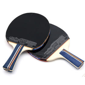 【送圆形拍套】Yinhe银河成品拍01BD小学生初学练功用双面反胶乒乓球拍