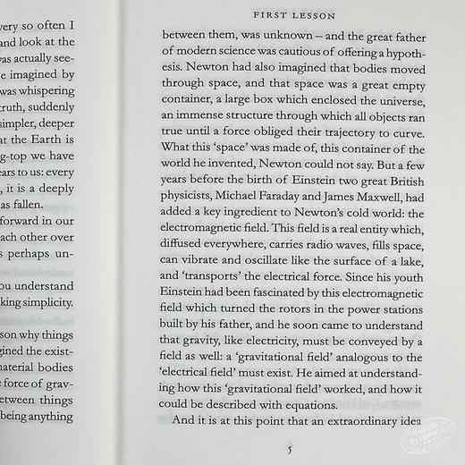 【中商原版】物理学中的七条简论 英文原版 英文版 Seven Brief Lessons on Physics 进口图书 畅销科普读物 商品图7