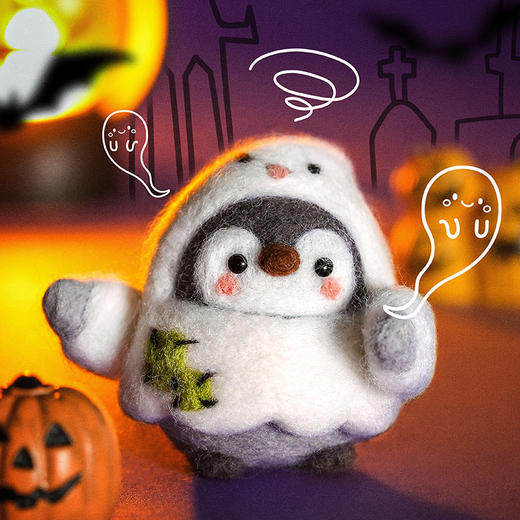 羊毛毡企鹅玩偶 diy材料包 商品图3