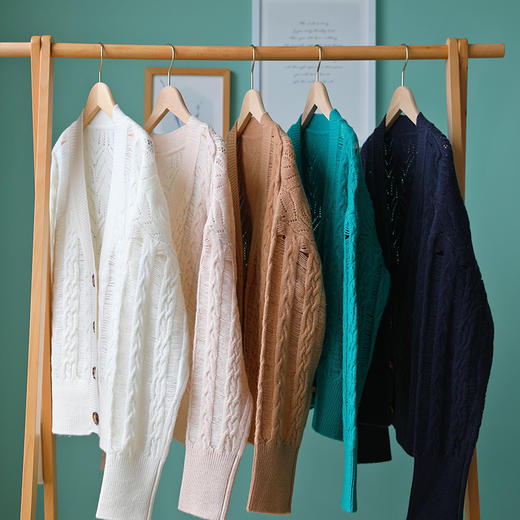 【不退不换】媲美千元品质 | 100%纯羊毛奶奶衫，蓬松柔软 商品图10