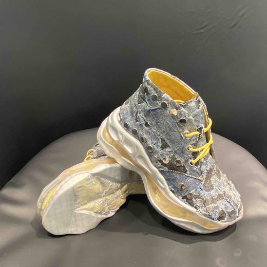 LFGJ  4845  水晶胶底高帮牛皮运动休闲 商品图4