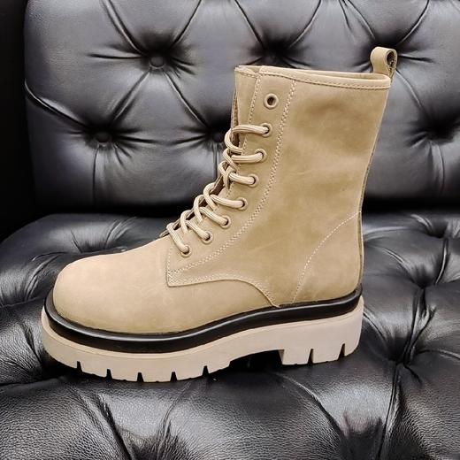 LFGJ 7418 秋季新款磨砂皮英伦风马丁靴 商品图1