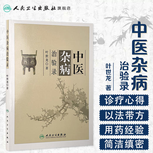 中医杂病治验录 叶世龙 主编 2016年11月 参考书  9787117199926 商品图1