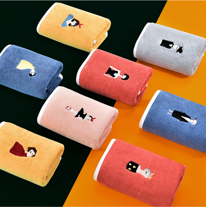 【下架】珊瑚绒浴巾WDF