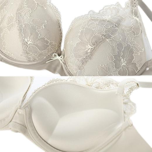 安莉芳小胸厚杯上托聚拢文胸女性感蕾丝收副乳内衣EB00392 商品图4