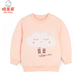 棉果果冬季女童挂里套头卫衣M422180221750