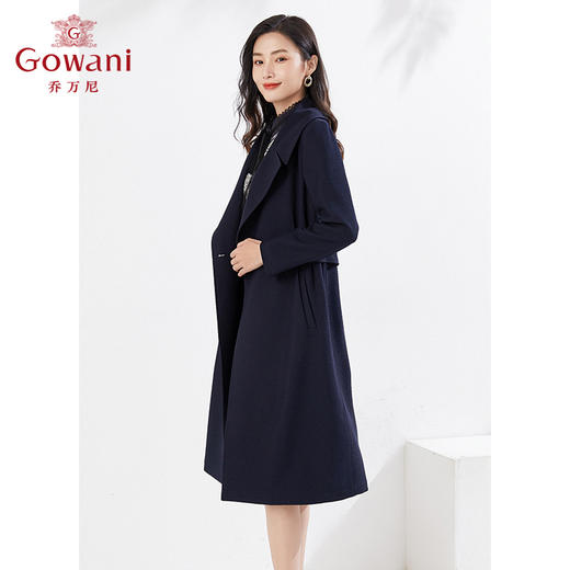 乔万尼新品长款风衣收腰显瘦EI3A182 商品图2