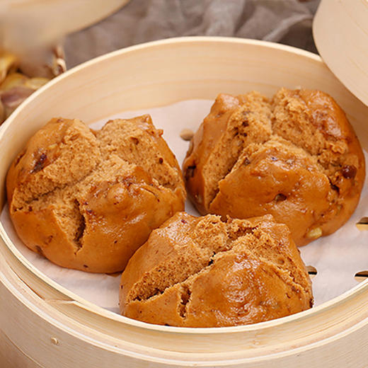 福利秒杀~【在旗 红糖大枣馒头】750g/袋（约15个） 商品图1
