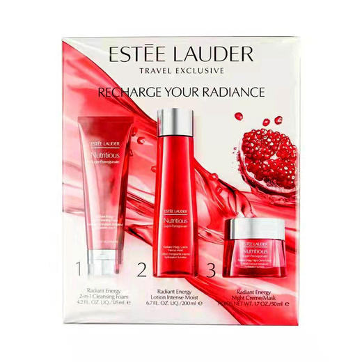 【门店直发 】雅诗兰黛红石榴护肤三件套装 新老包装随机发 商品图1