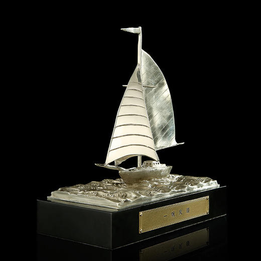 宇达青铜全铜摆件《一帆风顺》仿复制国礼 家居 装饰 工艺礼品 摆件 商品图3