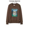 TeenieWeenie小熊圆领套头印花卫衣女宽松摩卡棕显瘦短款上衣秋冬TTMA214901T 商品缩略图5