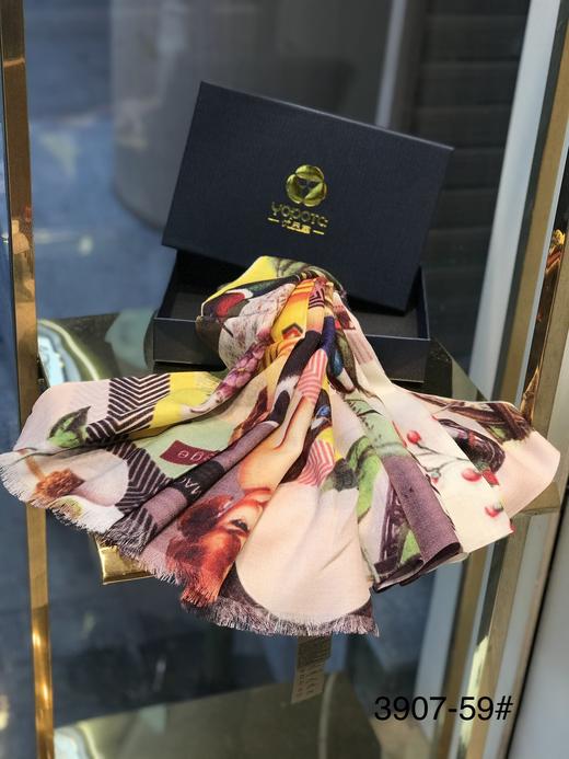 优品堂《花好月圆》100％纯羊毛披围两用 商品图8