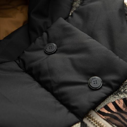 谜底2021冬新款休闲宽松落肩连帽短款羽绒服女面包服214GY2456 商品图3