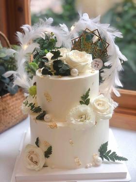 双层鲜花奶油蛋糕 下单前请仔细阅读商品详情