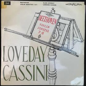 LP黑胶唱片 贝多芬《小提琴第七号和第八号奏鸣曲》 小提琴艾伦·洛维迪 钢琴伦纳德·卡西尼
