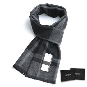 男士冬季韩版百搭潮款加厚保暖围脖盒装
