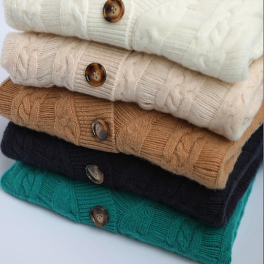 【不退不换】媲美千元品质 | 100%纯羊毛奶奶衫，蓬松柔软 商品图4