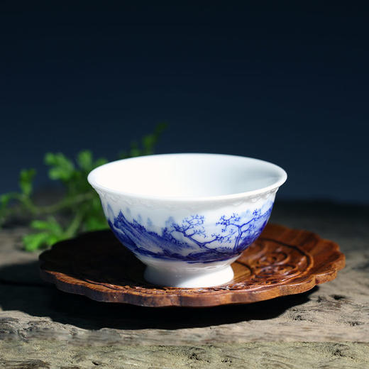 时尚卷莲纹杯垫° 酸枝 商品图2