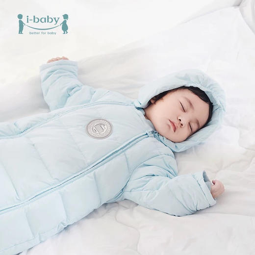 *【断码清仓 73码】i-baby儿童恒温白鹅绒防水羽绒服爬服清仓一件不留E1210380 商品图2