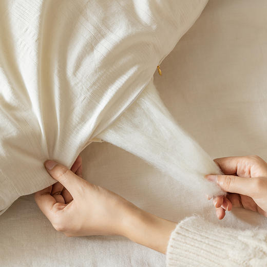 自然醒A类有机全棉大豆纤维被冬被四季通用双人空调被纯棉轻薄被子春秋被芯LFS 商品图4