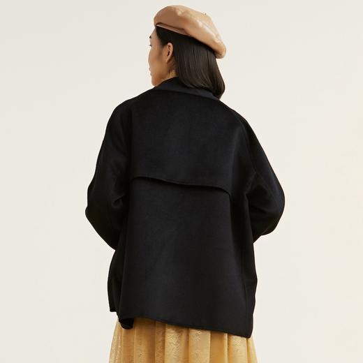 谜底2021冬新款高端系列超轻保暖羊毛呢大衣外套女214GD2439 商品图2