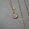SpoiledBrat Jewelry锆石眼睛圆牌项链 商品缩略图1