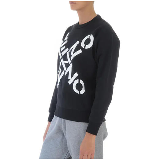 KENZO 高田贤三 箭头标识 女士卫衣 黑色 FB62 SW830 4MS 99 商品图1