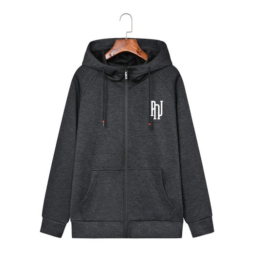 【卫衣】PNJ男款款连帽开衫加绒秋冬款外套针织卫衣 商品图2